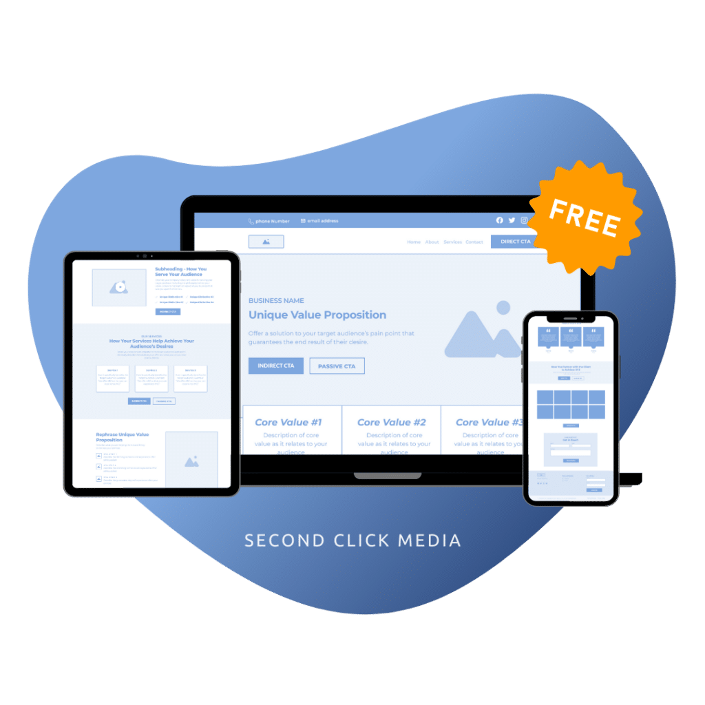 Customer Journey Map Home Page Template